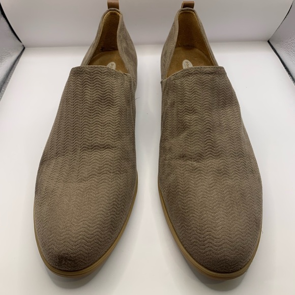 Dr Scholls Roux Women’s Faux Leather Booties Loafers Brown size 11M - Picture 2 of 9